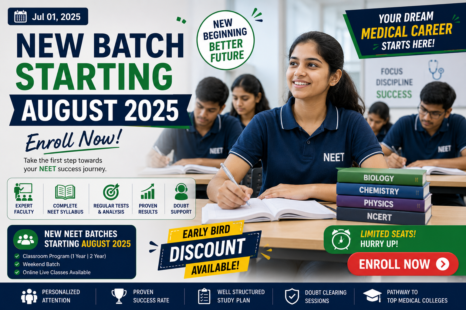 New Batch Starting August 2026 - Enroll Now